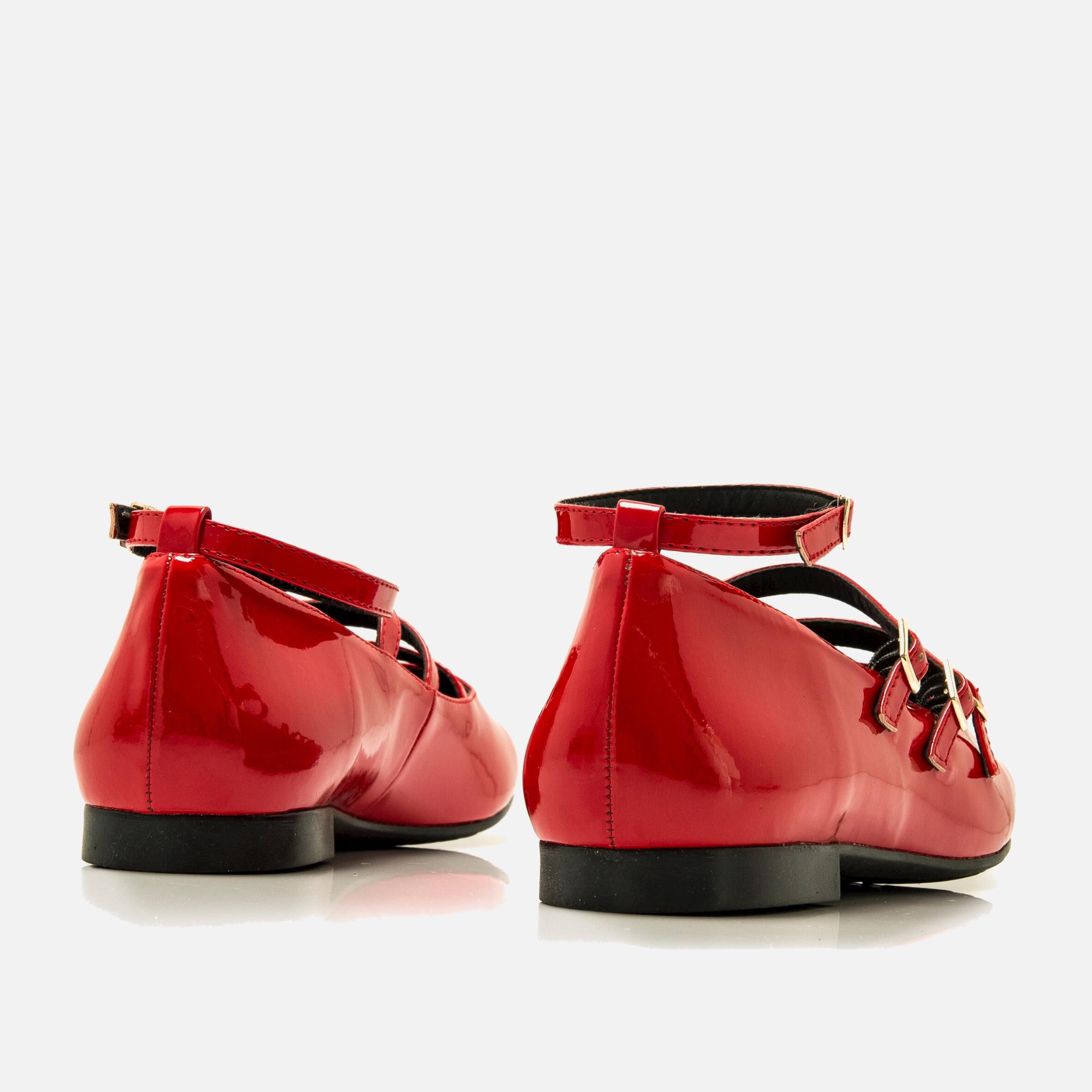 Acheter CAMILLE rouge 57647 Chaussures plates Mtng pour Femme